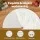 Jingle Jollys 90cm White Plush Christmas Tree Skirt, Polyester, Festive Decor, Machine Washable, No Assembly Needed