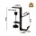 Jingle Jollys Christmas Garland Hangers X4 10kg Double-Hook No-Drill Clamp Holders Black for Stockings and Garlands