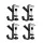 Jingle Jollys Christmas Garland Hangers X4 10kg Double-Hook No-Drill Clamp Holders Black for Stockings and Garlands