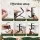 Jingle Jollys Christmas Garland Hangers X4 10kg Double-Hook No-Drill Clamp Holders Black for Stockings and Garlands