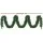 Jingle Jollys 10M Green Prelit Christmas Garland with 160 Warm LED Lights, 700 PVC Tips, Indoor Outdoor Decor