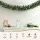Jingle Jollys 10M Green Prelit Christmas Garland with 160 Warm LED Lights, 700 PVC Tips, Indoor Outdoor Decor