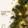 Jingle Jollys 10M Green Prelit Christmas Garland with 160 Warm LED Lights, 700 PVC Tips, Indoor Outdoor Decor