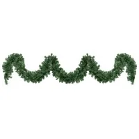 Jingle Jollys 5m Prelit Christmas Garland with 100 Warm LED Lights, 380 PVC Tips, Indoor Outdoor Festive Décor