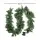 Jingle Jollys 1.8m Christmas Garland with Warm LED Lights, 130 PVC Tips, Lush Green Foliage Indoor Outdoor Decor