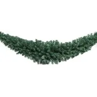 Jingle Jollys 2.1m Christmas Garland - Lush Green PVC Foliage, Indoor/Outdoor Decor, Perfect for Holiday Ambience