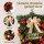 Jingle Jollys 50CM Hanging Christmas Garland - Non-Toxic, Indoor/Outdoor Decor with Pinecone & Baubles, Festive Elegance
