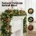 Jingle Jollys 1.8M Pre-lit Christmas Garland with LED Lights, Pine Cones & Berries - Indoor/Outdoor PVC Xmas Decor