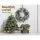 Jingle Jollys 60cm LED Christmas Wreath – Snow-Frosted, 180 PVC Tips, Pine Cones & Baubles, Indoor/Outdoor Decor
