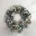 Jingle Jollys 60cm LED Christmas Wreath – Snow-Frosted, 180 PVC Tips, Pine Cones & Baubles, Indoor/Outdoor Decor