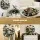 Jingle Jollys 60CM Christmas Wreath Green Garland with Ornaments, Gold Bow, Reindeer, PVC, Indoor Outdoor Decor