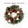 Jingle Jollys 40CM Christmas Wreath with Ornaments, Candy Baubles, PVC PE Tips, Indoor Outdoor Xmas Garland Decor