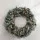 Jingle Jollys 60cm Pre-lit Christmas Wreath with LED Lights, Snowy Pine Needles and Red Berries, Indoor Outdoor Decor