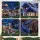 Jingle Jollys 32m Christmas Icicle String Lights 960 LED Solar Powered Blue Outdoor with 8 Lighting Modes