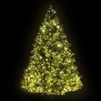 Jingle Jollys 7FT Prelit Spruce Christmas Tree - 3000 LED Lights, 8 Modes, Premium PVC, Easy Assembly, Metal Stand