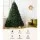 Jingle Jollys 7FT Pre-lit Christmas Tree with 2800 Multi-Coloured LEDs, 8 Modes, Premium PVC Tips, Sturdy Metal Stand