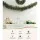 Jingle Jollys 2.4m Christmas Garland with 40 Warm LED Lights, Red Berries, Pinecones, PVC/PE, Indoor Outdoor Decor