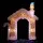 Jingle Jollys 3.2m Christmas Inflatable Gingerbread Man Candy with Illuminated Cold White LEDs