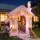 Jingle Jollys 3.2m Christmas Inflatable Gingerbread Man Candy with Illuminated Cold White LEDs