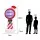 Jingle Jollys Christmas Inflatable Pole 174cm LED Outdoor Decoration Water-Resistant UV Safe 12V Lights