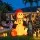Jingle Jollys Christmas Inflatable Snowman 1.8M LED Outdoor Decoration Warm Light with Built-in Air Blower