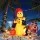 Jingle Jollys Christmas Inflatable Snowman 1.8M LED Outdoor Decoration Warm Light with Built-in Air Blower