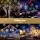 Jingle Jollys Christmas Snowflake Laser Light Projector, Indoor Outdoor, White LED, 5-10m Range, PVC, Easy Install