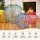 Jingle Jollys 320 LED Christmas Fairy Lights Ball Set, 3pcs, Outdoor Indoor, Steel Frame, Warm White, 5m Lead