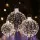 Jingle Jollys 3 PCS 360 LED Christmas Fairy Light Ball Set, Waterproof Warm White Outdoor Indoor Decorations, 3 Sizes