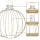 Jingle Jollys 320 LED Christmas Fairy Lights 3D Ball Set, Warm White, Outdoor Indoor, 5m Cable, Weatherproof