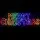 Jingle Jollys 1.6M 360 LED Rope Light Christmas Motif, Multi-Coloured, Outdoor Waterproof Steel Frame Decor