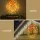 Jingle Jollys 0.6M Solar Christmas Wreath, 160 Warm White LED Lights, Weatherproof Outdoor Xmas Decoration