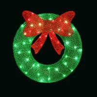 Jingle Jollys 0.6M Solar Christmas Wreath 50 LED Warm White Lights, Outdoor Indoor UV-Resistant Decor, Steel Frame