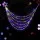 Jingle Jollys 320 LED 5M Solar String Fairy Lights - Multi-Colour, 6 Cascading Strands, Indoor/Outdoor, Weather Resistant