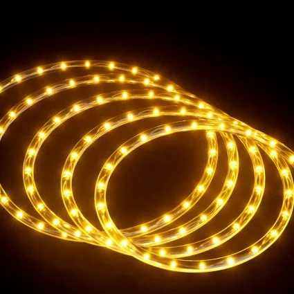 Jingle Jollys 20M 600 LED Warm White Christmas Rope Lights, Outdoor Waterproof String Light Decoration