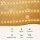 Jingle Jollys 20M 600 LED Warm White Christmas Rope Lights, Outdoor Waterproof String Light Decoration