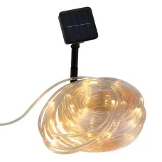Jingle Jollys 30M LED Rope Lights - 300 Multi-Coloured LEDs, 8 Modes, Weatherproof, Low Power for Indoor/Outdoor Decor