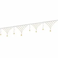 Jingle Jollys Solar Christmas Net Lights 4m Warm White 100 LED Fairy Lights with 8 Modes Indoor Outdoor
