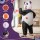 Inflatable Panda Costume Adult Party Outfit One Size Black White 160-180cm Built-In Fan Lightweight Polyester