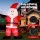Jingle Jollys 3.8m Giant Santa Christmas Inflatable with LED Lights, UV-Resistant 190T Polyester, Outdoor Display