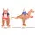 Inflatable Kangaroo Costume for Adults - 1.22m, Water-Resistant Polyester, USB Fan, Easy Storage & Maintenance