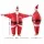 Inflatable Santa Claus Costume for Adults - Water-Resistant Polyester, Portable Fan, Red Xmas Party Suit