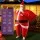 Inflatable Santa Claus Costume for Adults - Water-Resistant Polyester, Portable Fan, Red Xmas Party Suit