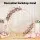 2M Round Metal Backdrop Stand for Weddings, Parties, Flower or Balloon Display, Gold or White, Easy Setup, Stable Frame