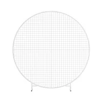 2M Round Metal Backdrop Stand for Wedding, Party, Flower, Balloon Display – Gold or White, Easy Setup, Stable Frame 2M Round Metal Backdrop Stand for Wedding, Party, Flower, Balloon Display – Gold or White, Easy Setup, Stable Frame