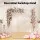 2M Gold Metal Backdrop Stand for Wedding Party, Flower Balloon Display, Easy Assembly, Stable Frame, Elegant Décor