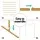 2M Gold Metal Backdrop Stand for Wedding Party, Flower Balloon Display, Easy Assembly, Stable Frame, Elegant Décor