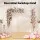 2M Backdrop Stand: Elegant Metal Frame for Wedding, Party, Flower & Balloon Decor - Easy Setup, White & Gold