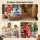 Jingle Jollys Christmas Gift Bags 27 Piece Set, 9 Designs, Large Medium Small Tie-Up Bags, Multicolour