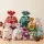 Jingle Jollys Christmas Gift Bags 27 Piece Set, 9 Designs, Large Medium Small Tie-Up Bags, Multicolour